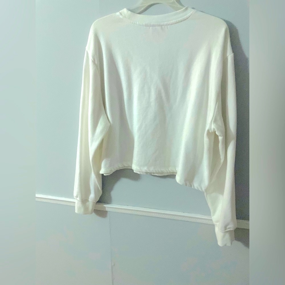 Coca-Cola Cropped Sweatshirt EUC - Picture 2 of 3